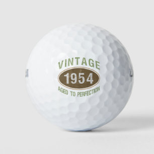 Vintage 1954 70th Birthday Golf Balls