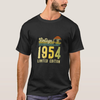Vintage 1954 cute Birthday graphic T-Shirt