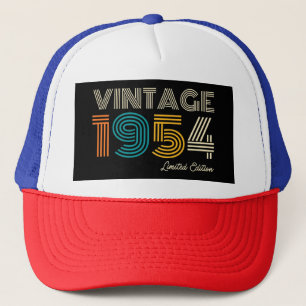 Vintage 1954 Limited Edition 70th Birthday Trucker Hat