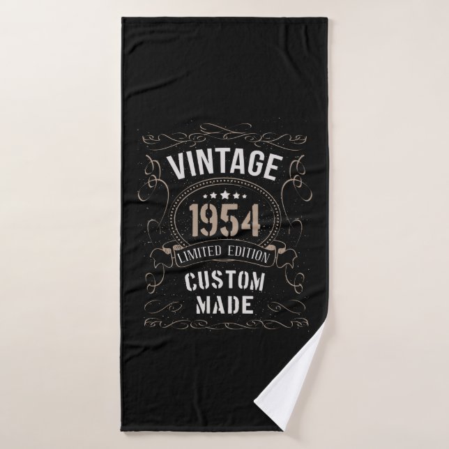 Vintage 1954 Limited Edition Custom made Bath Towel (Bath Towel)