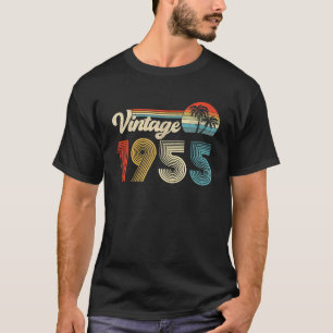Vintage 1955 70th Birthday Funny Born In 1955 70 T-Shirt