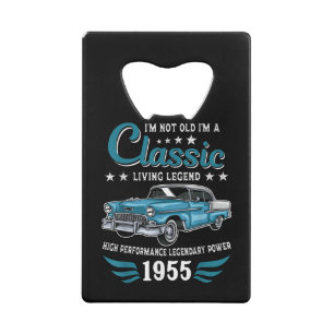 Vintage 1955 Birthday Classic Car for Legends Born