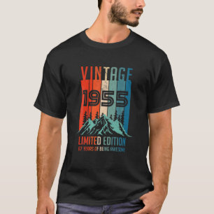Vintage 1955 Limited Edition 67Th Birthday 67 Year T-Shirt