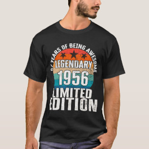 Vintage 1956 Legendary Limited Edition 67 Year Old T-Shirt