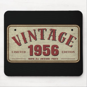 Vintage 1956 Limited Edition All Original Parts Mouse Mat