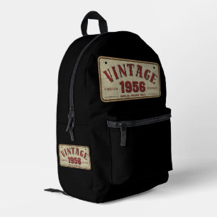 Vintage 1956 Limited Edition All Original Parts Printed Backpack