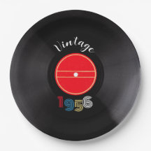 Vintage 1956 Record 70th Birthday Retro Stripe