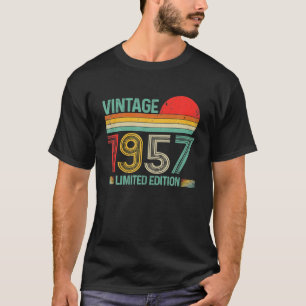 Vintage 1957 69th Birthday Decorations Men Women T-Shirt