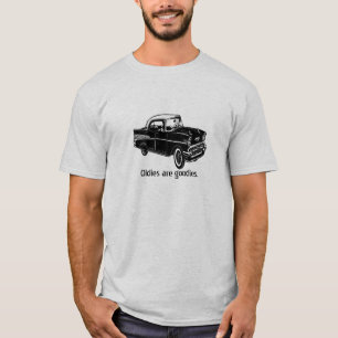 VIntage 1957 Chevy with customisable text. T-Shirt