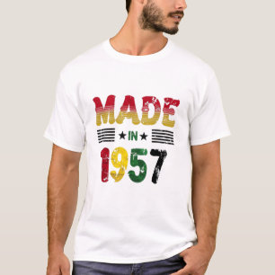 Vintage 1957 Ghana Tee: Retro Pride T-Shirt