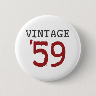 Vintage 1959 6 cm round badge