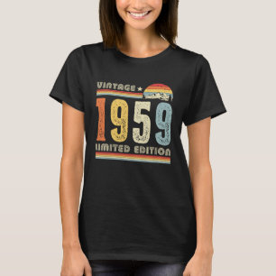Vintage 1959 Made in 1959 63rd Birthday 63 Years T-Shirt