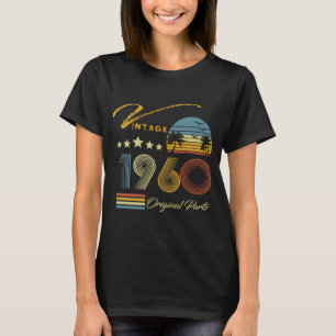 Vintage 1960 61st Birthday 61 Years Old Retro T-Shirt