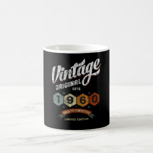 Vintage 1960 Bday Aged To Perfection 61st Birthday Coffee Mug
