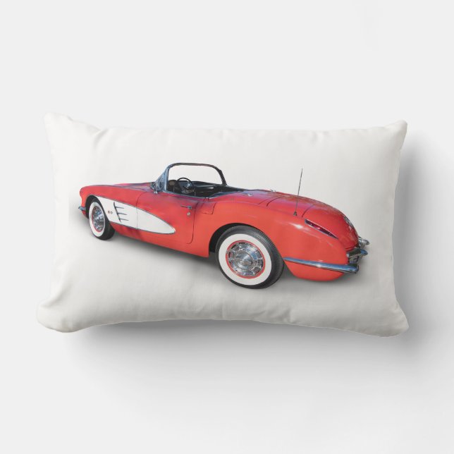vintage 1960 corvette lumbar cushion (Front)