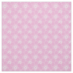 vintage 1960s pink floral print pattern fabric
