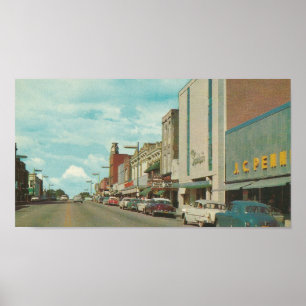Vintage 1960s Statesville, North Carolina Poster
