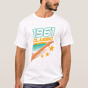 Vintage 1961 60Th Birthday 60 Years Old Guitarist T-Shirt