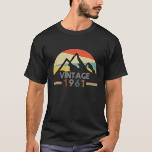 Vintage 1961 60Th Birthday Gift Sixty Years Old An T-Shirt