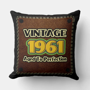 Vintage 1961 - Aged To Perfection Cushion
