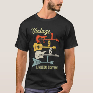 Vintage 1961 Birthday Guitar 61st Birthday T-Shirt