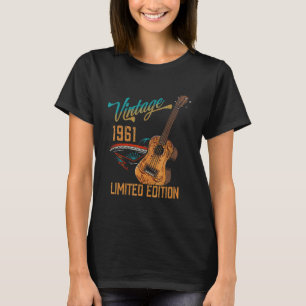 Vintage 1961 Birthday Guitar 61th Birthday T-Shirt