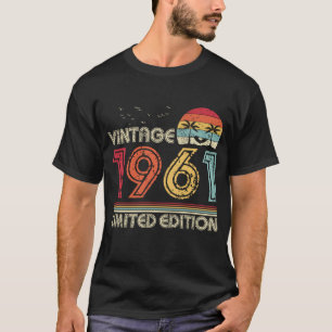 Vintage 1961 Limited Edition 63rd Birthday T-Shirt