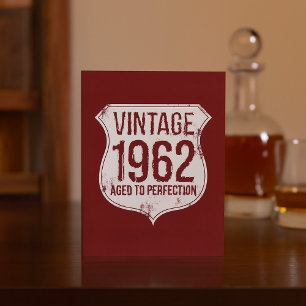 Vintage 1962 Aged To Perfection Invitation