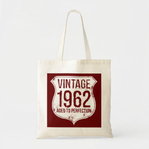 Vintage 1962 Aged To Perfection Tote Bag
