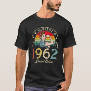 Vintage 1962 Limited Edition 1962 60Th Birthday 60 T-Shirt