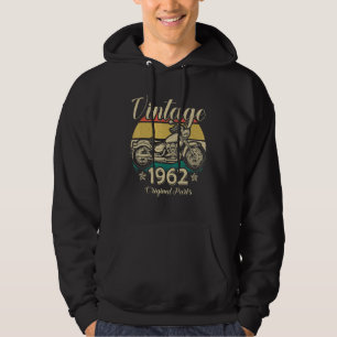 Vintage 1962 Original Parts Motorcycle Rider Hoodie