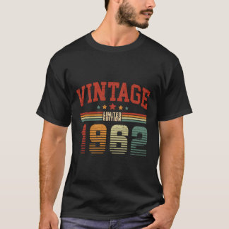 Vintage 1962 Retro 59 Years Old Men And Women 59Th T-Shirt