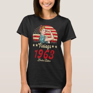Vintage 1963 1963 59th B Day 59 Years Old T-Shirt