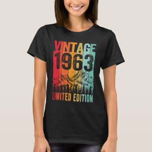 Vintage 1963  60 Year Old  60th Bday Men T-Shirt
