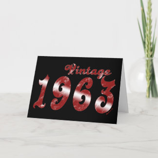 Vintage 1963 Card