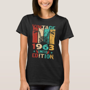 Vintage 1963 Limited Edition 60th Birthday 60 Yrs T-Shirt