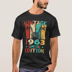 Vintage 1963 Limited Edition 60th Birthday 60 Yrs T-Shirt