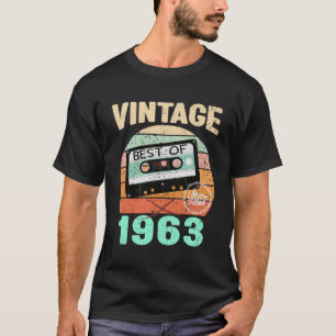 Vintage 1963 Vintage Cassette Tape Best of T-Shirt