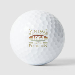 Vintage 1964 60th Birthday Golf Balls
