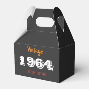 Vintage 1964 – 62th Birthday Limited Edition Favour Box