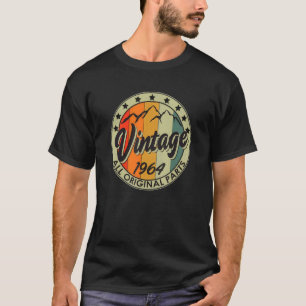 Vintage 1964 All Original Parts Born in 1964 Birth T-Shirt