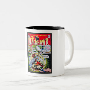 VINTAGE 1964 COMIC BOOK COVER art Two-Tone Coffee Mug