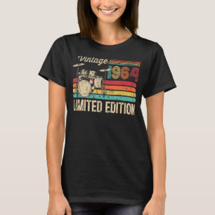 Vintage 1964 Drums 59th Birthday Drummer T-Shirt