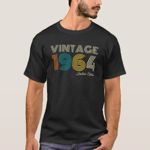 Vintage 1964 Limited Edition 60th Birthday T-Shirt