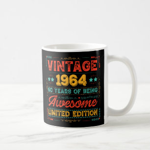 Vintage 1964 Made in 1964 60th Birthday 60 Years Coffee Mug