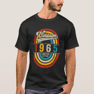 Vintage 1965 58th Birthday Gift 58 Years Old Limit T-Shirt