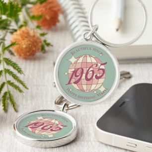 Vintage 1965 60th birthday gift accessory  key ring