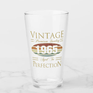 Vintage 1965 60th Birthday Glass