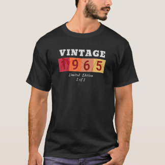 Vintage 1965 Birthday Birth Year   1 of 1 T-Shirt