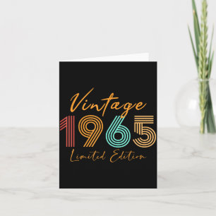 Vintage 1965 Limited Edition 60 Year Old 60th Birt Card